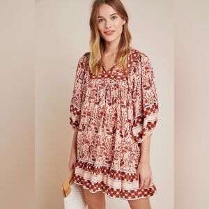 Anthropologie + Cleobella Magdalena Olivia Mini Dress
